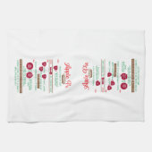 Apple Pie Recipe Kitchen Towel – Classic キッチンタオル (横)