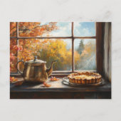 Apple Pie Rustic Kitchen Setting ポストカード (正面)