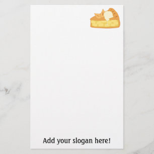 Apple Pie Slice写真:文字の追加 便箋