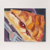 Apple Pie Thanksgiving Watercolor ジグソーパズル (横)