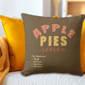 Apple Pies Season Vibes Personalize Name クッション