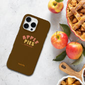 Apple Pies Vibes Personalize Name Phone Case iPhoneケース
