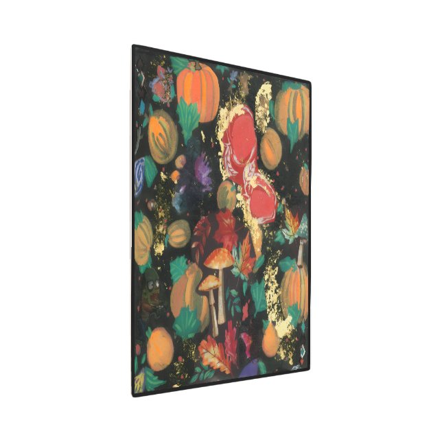 Apple & Pumpkin Spice Fall メタルプリント (3/4)