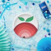 Apple Rainbow, Shades of Red & Pink ペーパープレート (パーティー)