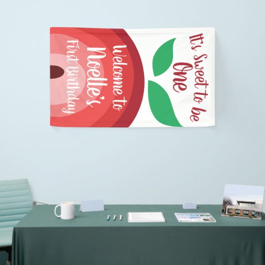 Apple Rainbow, Sweet to be One, 1st Birthday 横断幕 (トレードショー)