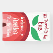 Apple Rainbow, Sweet to be One, 1st Birthday 横断幕 (横)