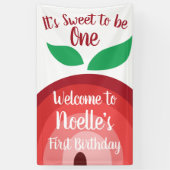 Apple Rainbow, Sweet to be One, 1st Birthday 横断幕 (縦)