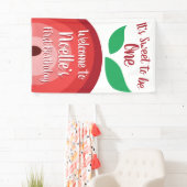 Apple Rainbow, Sweet to be One, 1st Birthday 横断幕 (インサイチュ)