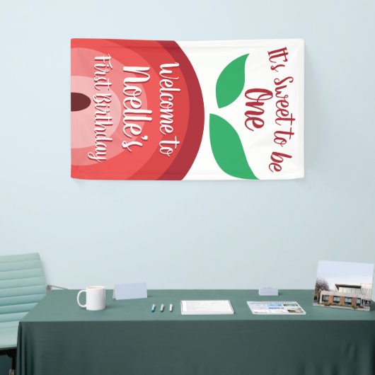 Apple Rainbow, Sweet to be One, 1st Birthday 横断幕 (トレードショー)