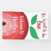 Apple Rainbow, Sweet to be One, 1st Birthday 横断幕 (横)