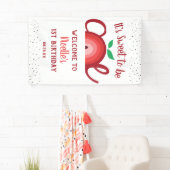 Apple Rainbow, Sweet to be One, 1st Birthday 横断幕 (インサイチュ)