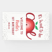 Apple Rainbow, Sweet to be One, 1st Birthday 横断幕 (横)