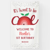 Apple Rainbow, Sweet to be One, 1st Birthday 横断幕 (縦)