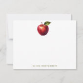 Apple RedおよびGreen先生 ノートカード (正面)