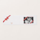 Apple Red Ribbonクリスマスフォト (外部フラット)