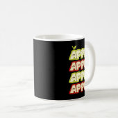Apple Repeat Appleピッキング農家 コーヒーマグカップ (正面右)