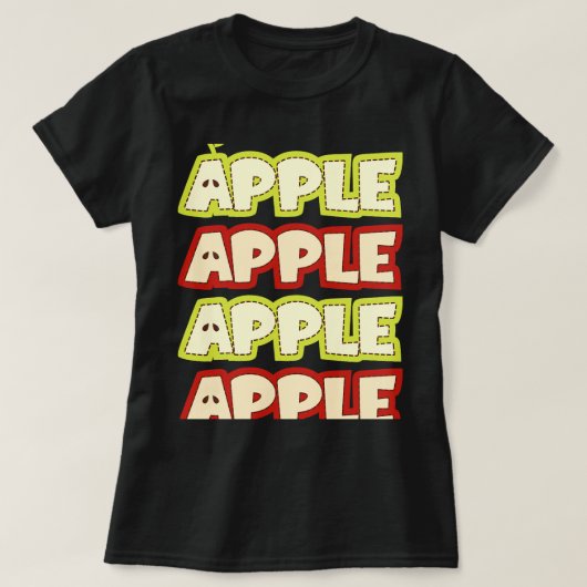 Apple Repeat Appleピッキング農家 Tシャツ (デザイン正面)