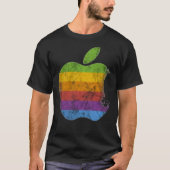 Apple Retro Logo Classic T-Shirt Tシャツ (正面)