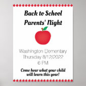 Apple Schoolポスター ポスター (正面)