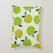 Apple seamless pattern. Fruit theme illustration.a アクセントクッション (裏面(縦))