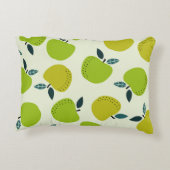 Apple seamless pattern. Fruit theme illustration.a アクセントクッション (裏面)