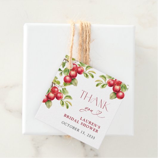 Apple Showerモダンの後にAppley Ever After Apple Shower フェイバータグ (インサイチュ)