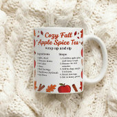 Apple Spice Tea Recipe Fall Kitchen コーヒーマグカップ