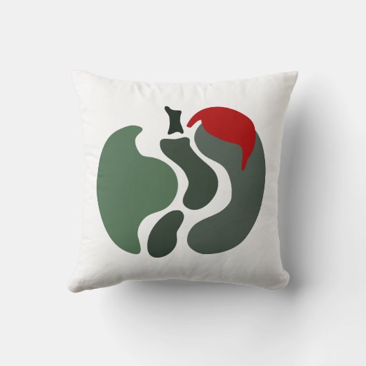 "Apple Splitting" クッション (裏面)