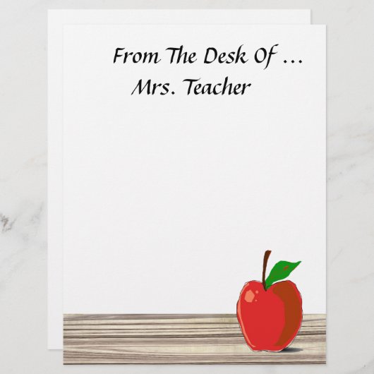 Apple Stationeryのデスクから (正面/裏面)