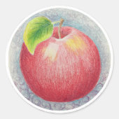 Apple Stickers 2 ラウンドシール (正面)