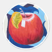 Apple Stickers 6 ラウンドシール (正面)