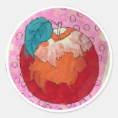 Apple Stickers 7 ラウンドシール (正面)