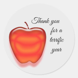 Apple Thank You 素晴らし Year先生評価 ラウンドシール