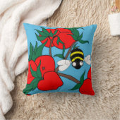 Apple Throw Pillow クッション (ブランケット)