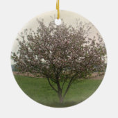 Apple Treeの開花 セラミックオーナメント (裏面)