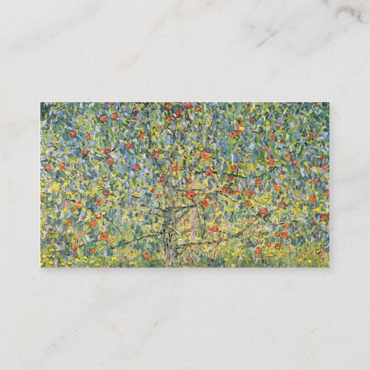Apple Tree (1912) by Gustavクリムト 名刺 (裏面)