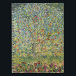 Apple Tree by Gustav Klimt, Vintage Art Nouveau ノートブック<br><div class="desc">Apple Tree (1912) by Gustav Klimt is a vintage Victorian Era Symbolism fine art painting. A nature scene with an apple tree in an orchard on a farm with ripe fruit and apple blossoms. The floral garden is in full bloom with spring flowers. About the artist: Gustav Klimt (1862-1918) was...</div>
