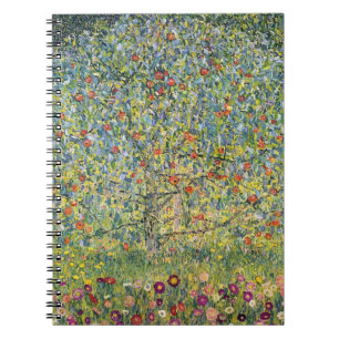 Apple Tree by Gustav Klimt, Vintage Art Nouveau ノートブック