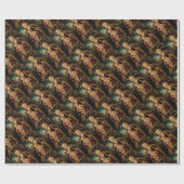 Apple Tree Cranachの下のヴァージンの子 ラッピングペーパー (フラット)