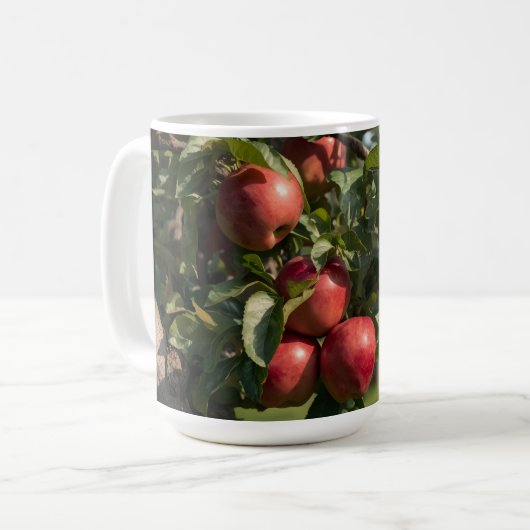 Apple Tree Themed Coffee Mug コーヒーマグカップ (正面左)