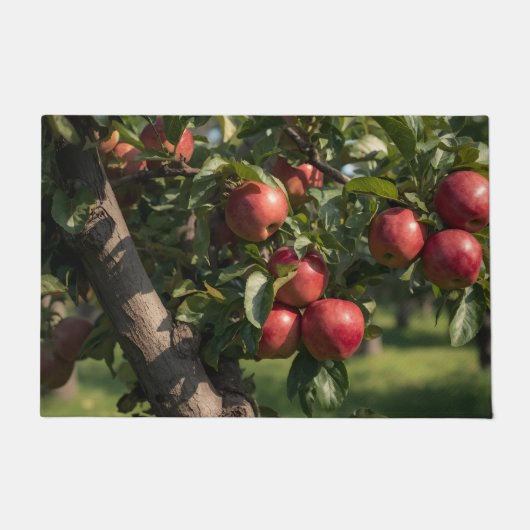 Apple Tree Themed Doormat ドアマット (正面)