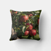 Apple Tree Themed Throw Pillow クッション (裏面)