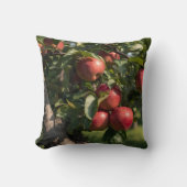 Apple Tree Themed Throw Pillow クッション (正面)