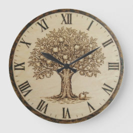 Apple Tree Wall Clock ラージ壁時計