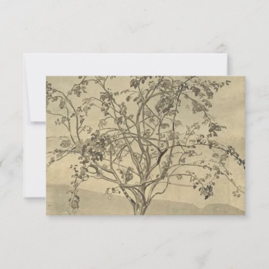 Apple Tree (Water Color Art) (by Nicholas Roerich) カード (正面)