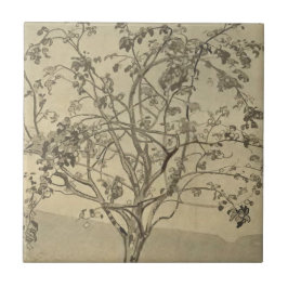 Apple Tree (Water Color Art) (by Nicholas Roerich) タイル