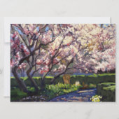 Apple Treesの開花絵画の保存日 セーブザデート (正面)