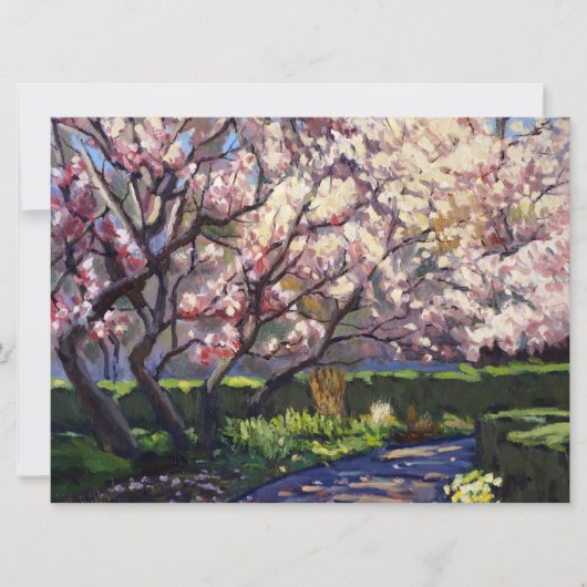 Apple Treesの開花絵画の保存日 セーブザデート (正面)