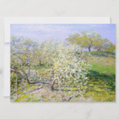 Apple Trees in開花(by Claude Monet) カード (正面)