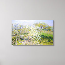 Apple Trees in開花(by Claude Monet) キャンバスプリント